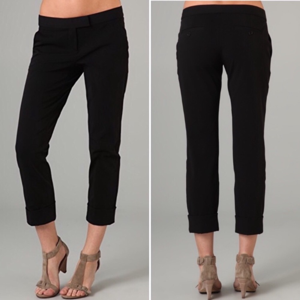 Theory Okelina Cropped Dress Pants Wool size 0
